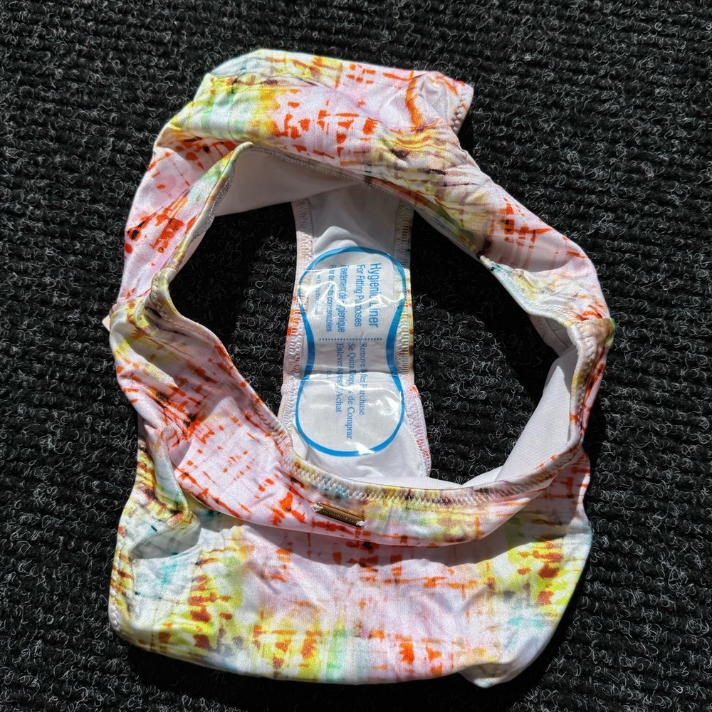 VS tie dye high rise swim bottom - Picture 3 of 6